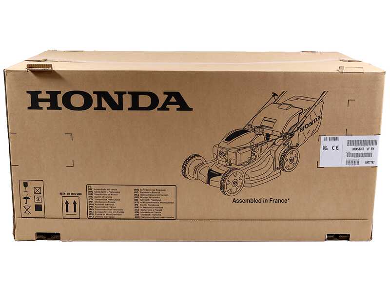 Honda HRX 537 VY - Tagliaerba a scoppio trazionato - Honda GCVx 200 - Taglio 53 cm