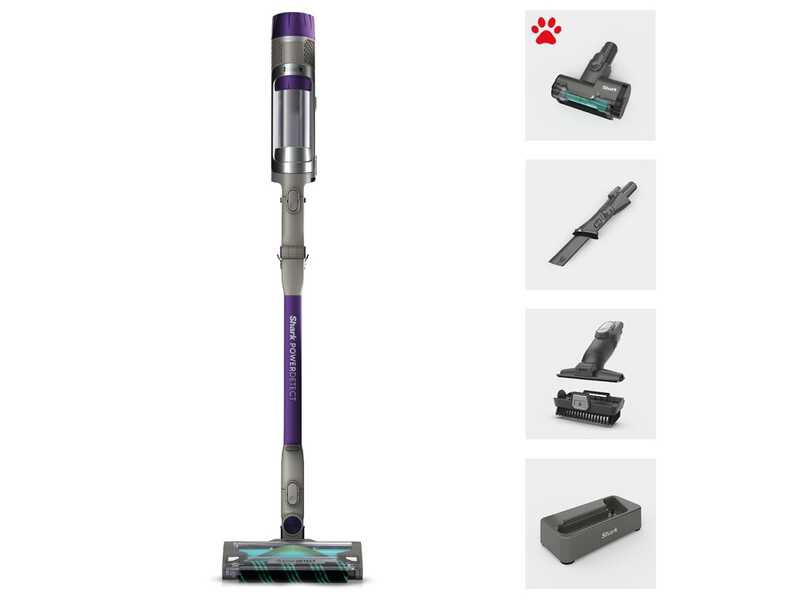 Shark PowerDetect Pro Max IP1251EUT - Aspirapolvere - Scopa elettrica 2 in 1 - Batteria da 21.6 V