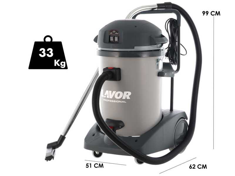 OUTLET - PICCOLI DIFETTI ESTETICI - Lavor Taurus PR - Aspirapolvere aspiraliquidi - Cesto Asportabile