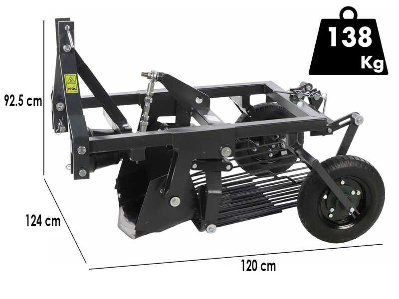 Blackstone B-PH 700 -  Scavapatate per trattore - Setacci oscillanti - Larghezza di lavoro 70 cm