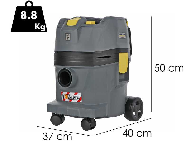 Karcher NT 22/1 Ap Bp L - Bidone aspiratutto a batteria - Fusto 22 l - 36V 5Ah