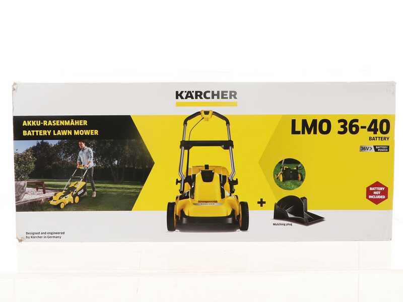 Karcher LMO 36-40 - Tagliaerba a batteria - 36V 2.5Ah - Taglio 40 cm