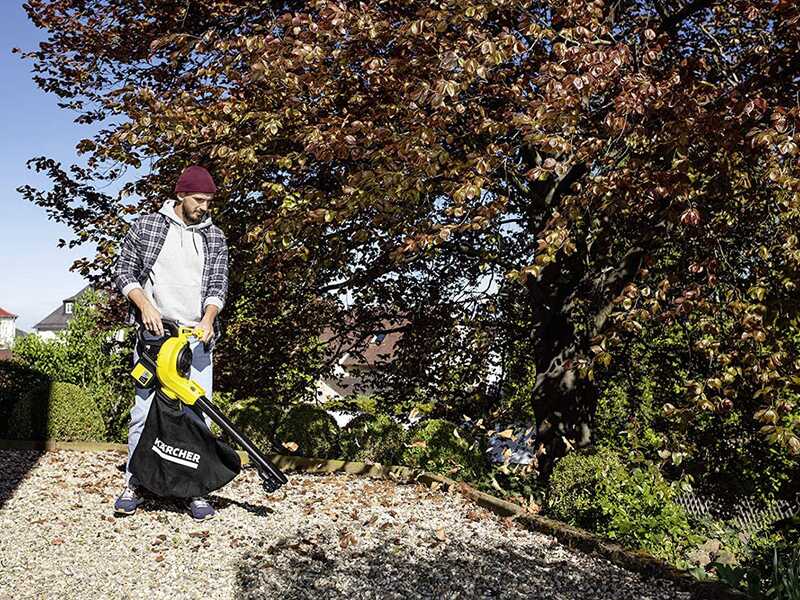 Karcher BLV 36-240 - Soffiatore aspiratore per foglie a batteria 36V 5Ah
