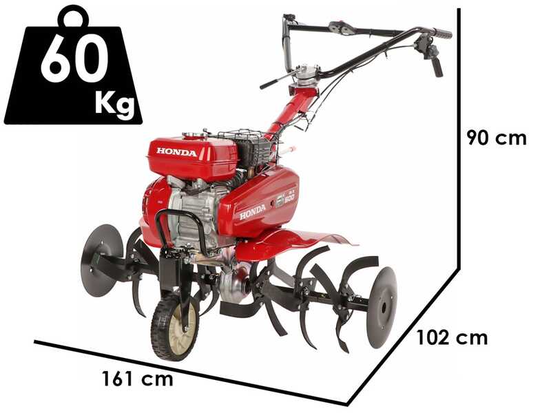 Honda FJ 500DE - Motozappa a benzina 5.5 HP - Honda GX160