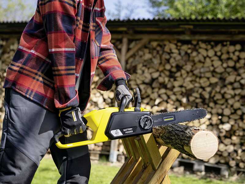 Karcher CNS 36-35 - Elettrosega a batteria 36V 5Ah - Lama da 35cm