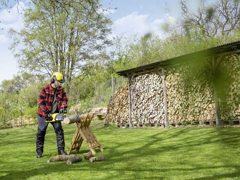 Karcher CNS 36-35 - Elettrosega a batteria 36V 5Ah - Lama da 35cm