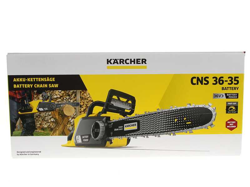 Karcher CNS 36-35 - Elettrosega a batteria 36V 5Ah - Lama da 35cm