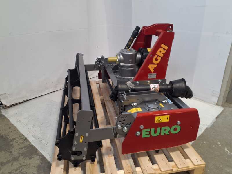 OUTLET - UTILIZZATO PER PROVA - Erpice rotante RH170 - Larghezza di lavoro 170 cm - 16 lame - Serie media con rullo a gabbia