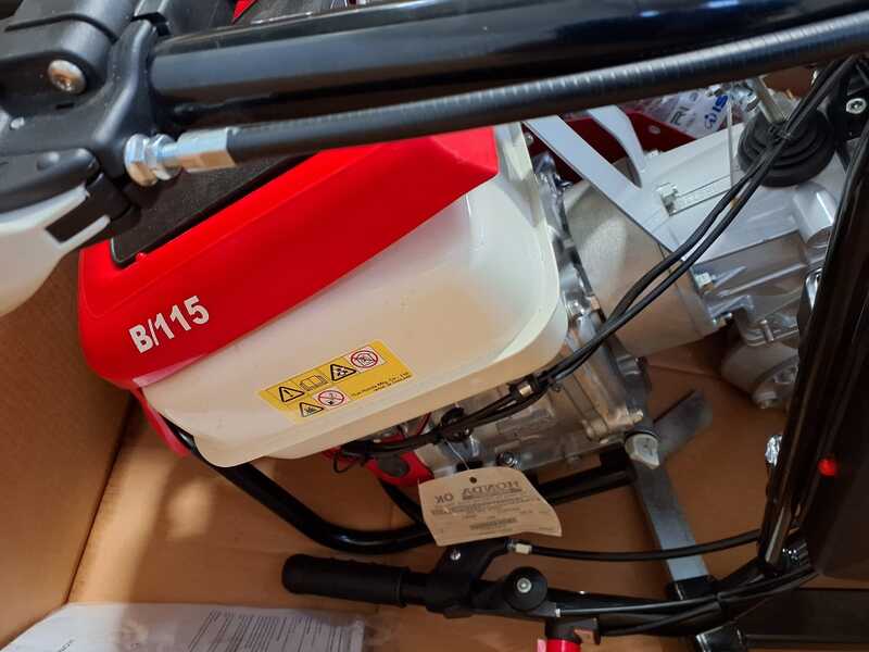 OUTLET - PICCOLI DIFETTI ESTETICI - Barbieri B/115 - Motozappa a benzina 9 HP - Motore Honda GX270