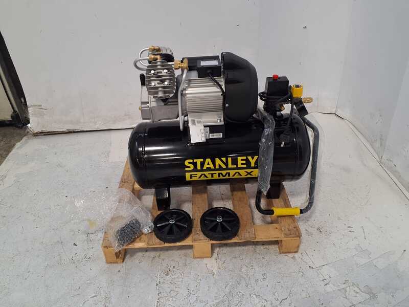 OUTLET - PICCOLI DIFETTI ESTETICI - Stanley Fatmax DV2 400/10/50 - Compressore aria elettrico monofase - Motore 3 HP - 50 lt