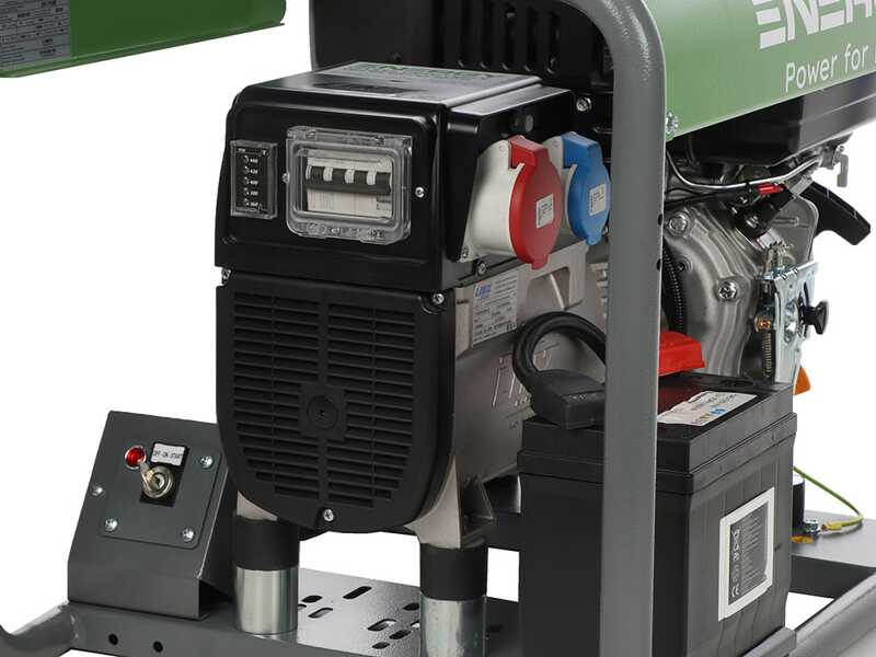 OUTLET - PICCOLI DIFETTI ESTETICI - Energy EY-7TDE AVR - Generatore di corrente diesel con AVR 5 kW - Continua 4,5 Trifase