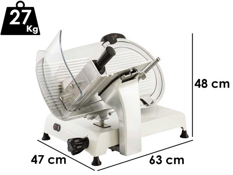 Berkel Red Line 300 Bianca - Affettatrice con lama in acciaio cromato da 300 mm