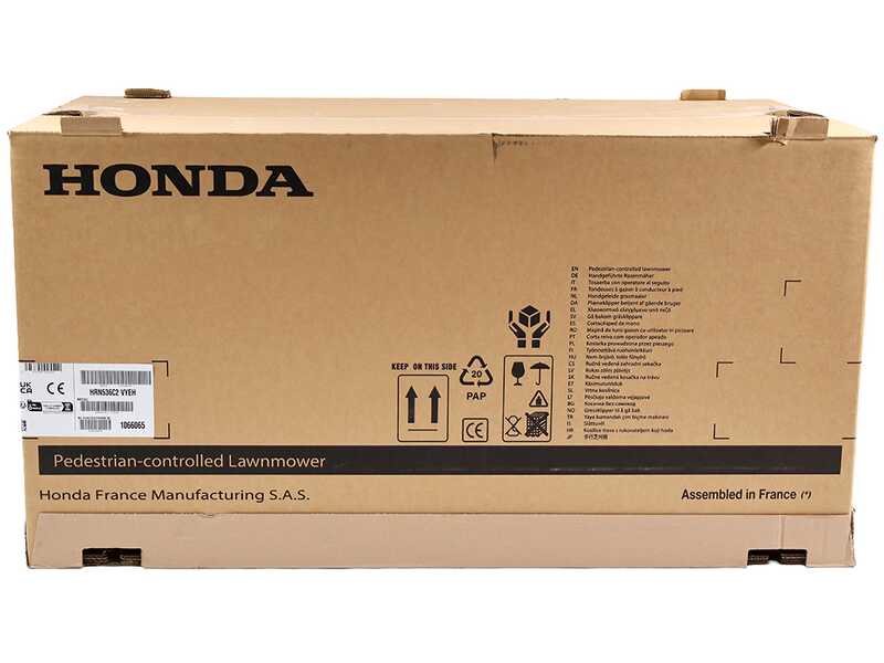 Honda HRN 536 VK - Tagliaerba a scoppio semovente - Honda GCVx 170 - Taglio 53 cm