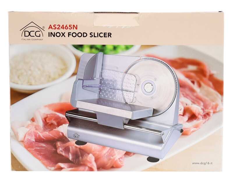 DCG AS 2465 - Affettatrice con lama da 190 mm - 150W