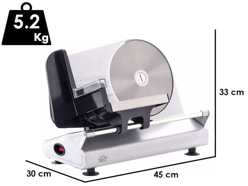 DCG AS 2470 - Affettatrice con lama da 220 mm - 180W
