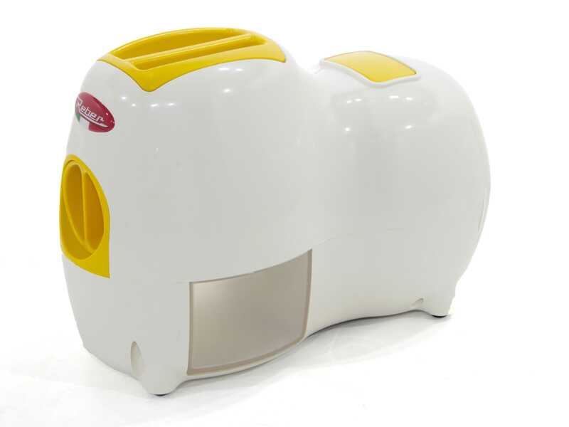 OUTLET - DA ESPOSIZIONE - Reber Fido 9250 BG Bianco/Giallo - Grattugia elettrica da tavolo - 140W