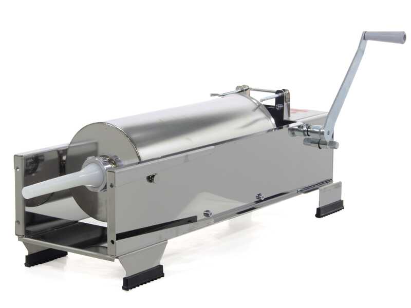 OUTLET - PICCOLI DIFETTI ESTETICI - Reber 8965 N INOX - Insaccatrice manuale per salumi 15 Kg - 2 Velocit&agrave;