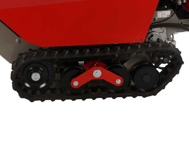 Benassi M403DHO - Motocarriola cingolata - Cassone dumper idraulico con scarico alto - Portata 400Kg