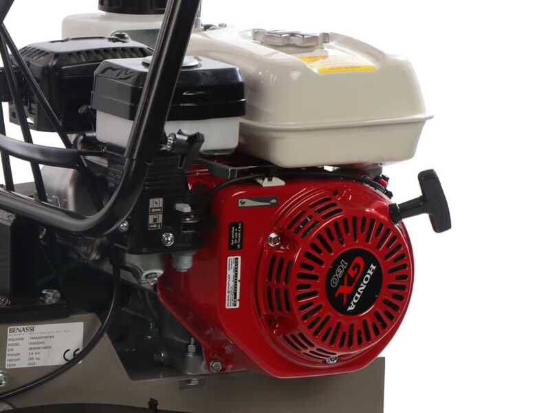 Benassi M403DHO - Motocarriola cingolata - Cassone dumper idraulico con scarico alto - Portata 400Kg