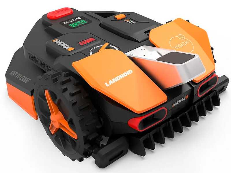 Robottiruohonleikkurin sivuprofiili