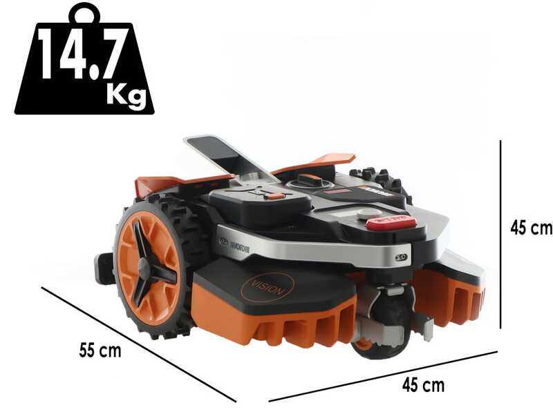 PROMO Worx Landroid Vision M800 WR208E - Robot Tagliaerba - Senza impianto