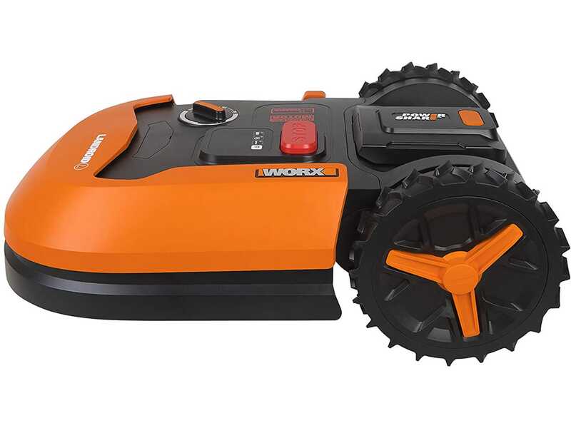 Worx Landroid WR147E.1 - Robot rasaerba - Con perimetro - Batteria 20V e 4Ah - L1000 - Sensore ostacoli in omaggio!