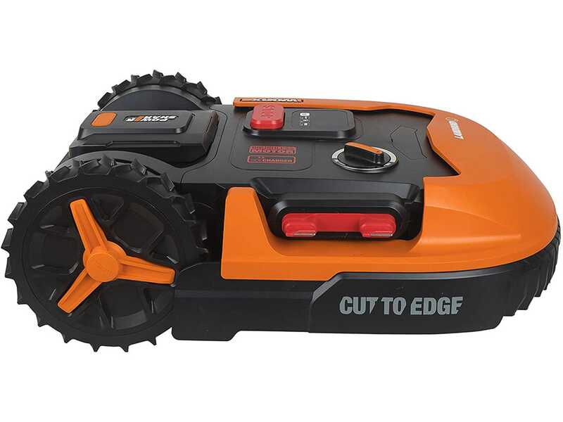 Worx Landroid WR147E.1 - Robot rasaerba - Con perimetro - Batteria 20V e 4Ah - L1000 - Sensore ostacoli in omaggio!