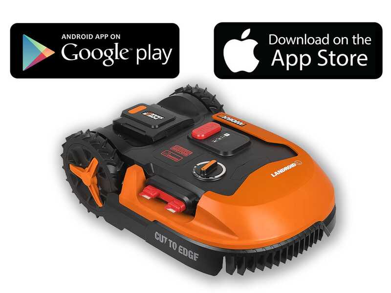 Worx Landroid WR147E.1 - Robot rasaerba - Con perimetro - Batteria 20V e 4Ah - L1000 - Sensore ostacoli in omaggio!