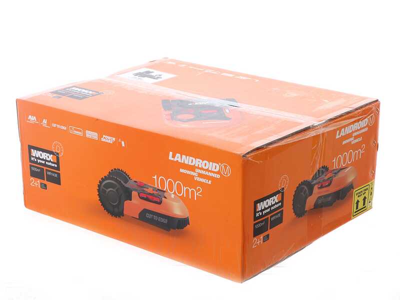 Worx Landroid L WR155E - Robot rasaerba - Con perimetro - Batteria al litio - L2000 - Sensore ostacoli in omaggio!