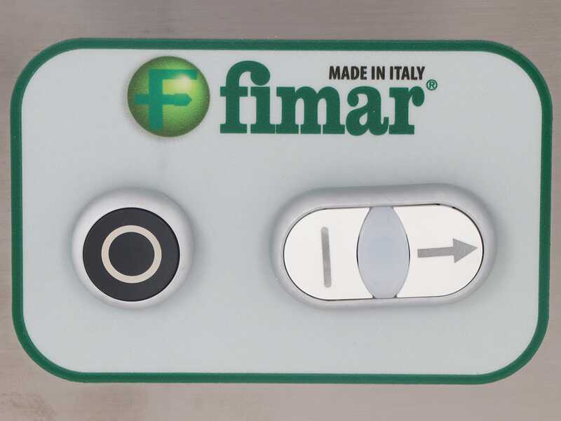Fimar 22RG - Tritacarne elettrico - 230 V - 1.5 HP - Gruppo macinazione in alluminio - Con inversione di marcia