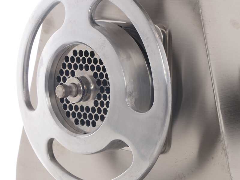 Fimar 22RG - Tritacarne elettrico - 230 V - 1.5 HP - Gruppo macinazione in alluminio - Con inversione di marcia