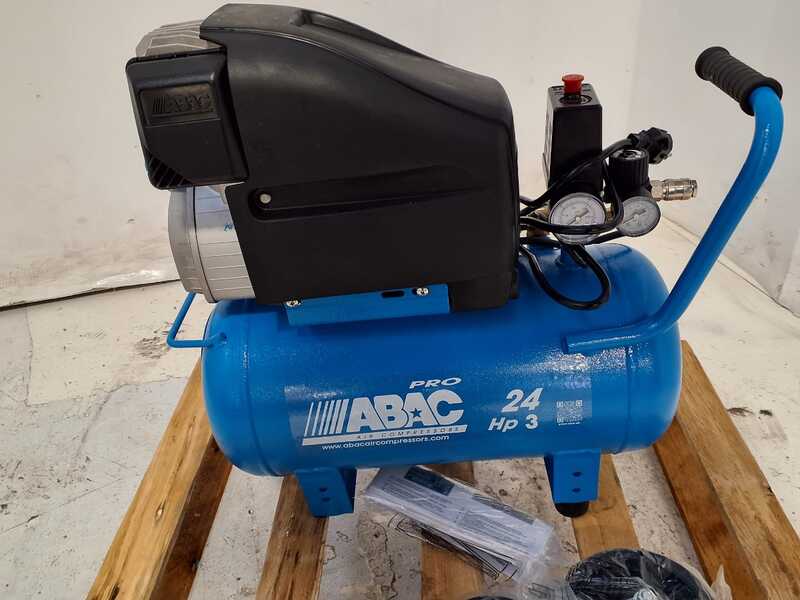 OUTLET - PICCOLI DIFETTI ESTETICI - ABAC POLE POSITION L30P - Compressore aria elettrico monofase - Motore 3 HP - 24 lt