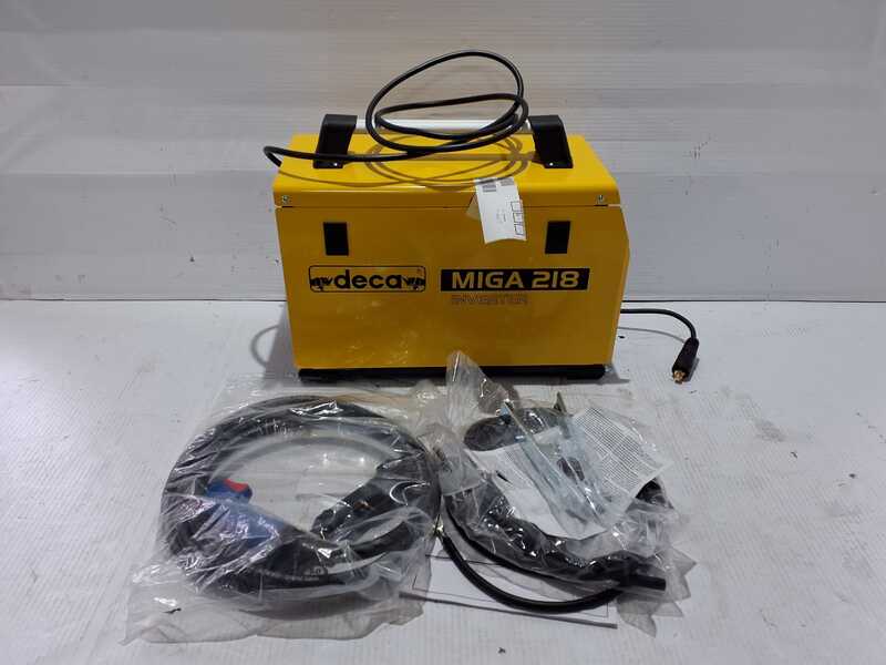 OUTLET - PICCOLI DIFETTI ESTETICI - Deca Miga 218 - Saldatrice Inverter Multiprocesso (MIG-MAG/MMA/TIG LIFT), corrente continua (DC) - GAS/NO GAS