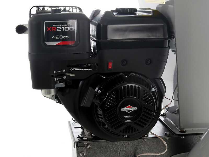 OUTLET - PICCOLI DIFETTI ESTETICI - BlackStone CSB 150 BS - Biotrituratore a scoppio - Motore a benzina Briggs &amp; Stratton 13.5 hp