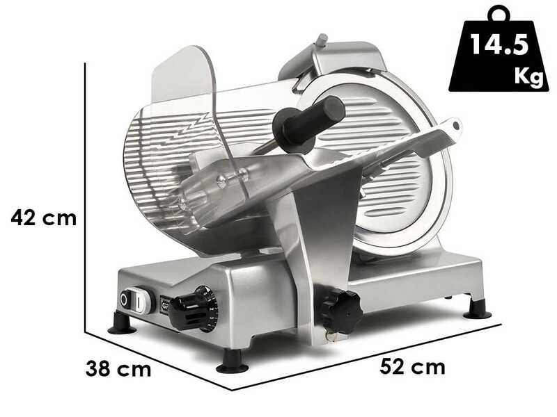 OUTLET - PICCOLI DIFETTI ESTETICI - G3 Ferrari Emilia 250 Silver - Affettatrice con lama in inox 250 mm - 240W