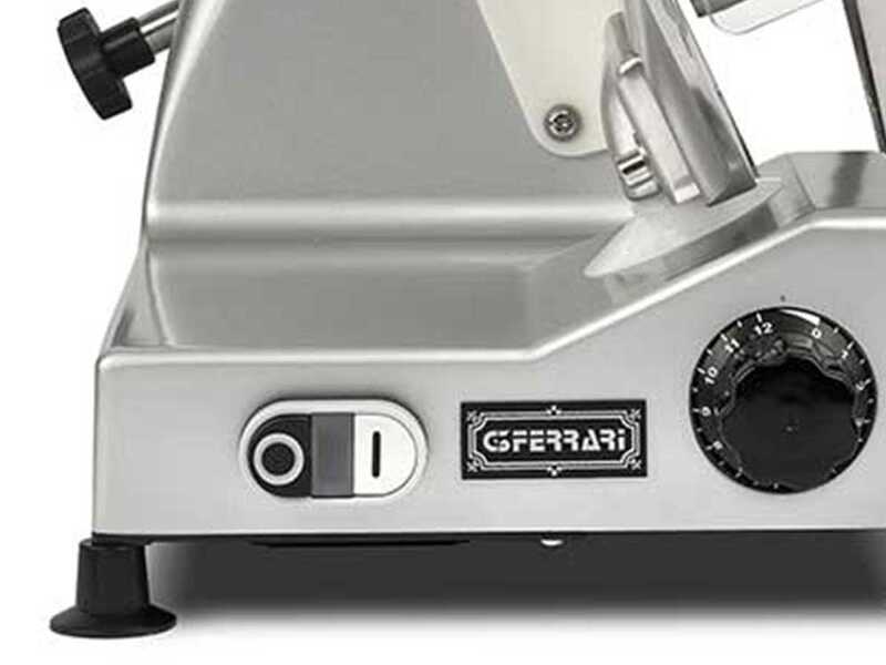 OUTLET - PICCOLI DIFETTI ESTETICI - G3 Ferrari Emilia 250 Silver - Affettatrice con lama in inox 250 mm - 240W