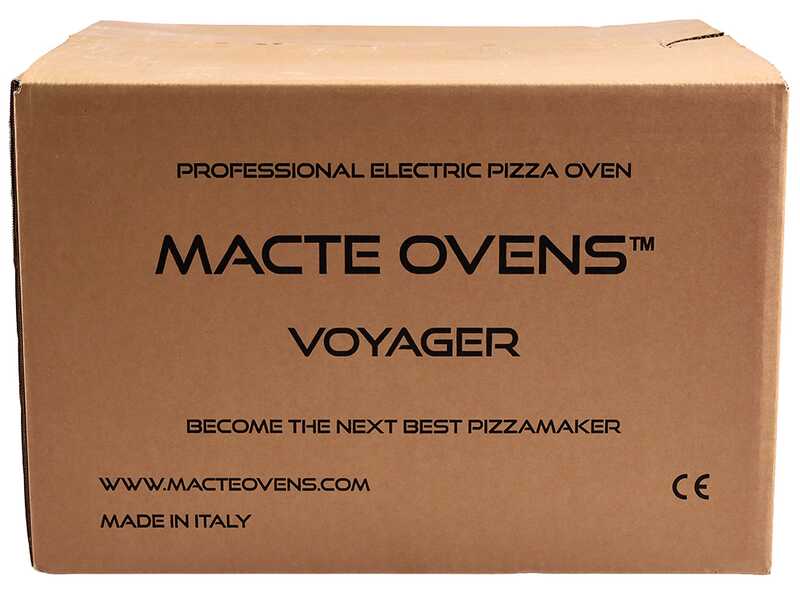 Macte Ovens Voyager TWIN ADVANCED Grigio - Forno elettrico per pizza -  2975 W