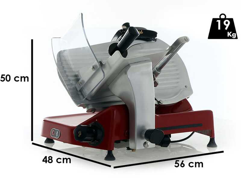 OUTLET - PICCOLI DIFETTI ESTETICI - Berkel Pro Line XS25 Rossa - Affettatrice con lama in acciaio cromato da 250 mm