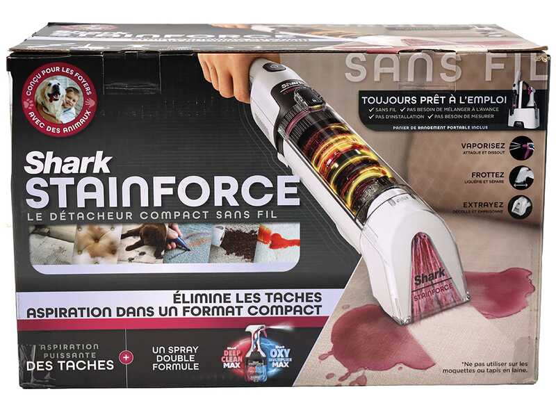 Shark StainForce HX100EUT - Pulitore per tappezzerie - Smacchiatore portatile - 100W