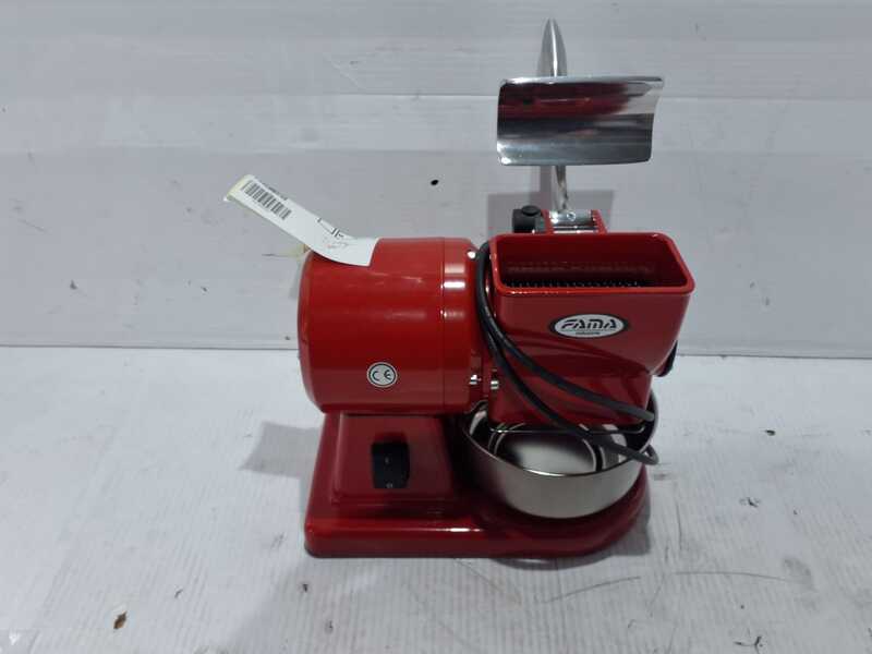 OUTLET - PICCOLI DIFETTI ESTETICI - Fama Mignon GM Rosso - Grattugia elettrica in alluminio lucidato - 380W