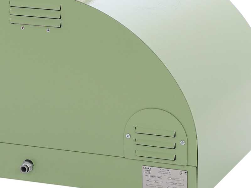 Clementi Remida - Forno a gas per pizza da esterno - Camera di cottura 60 x 40 cm - 1 Pizza - Verde