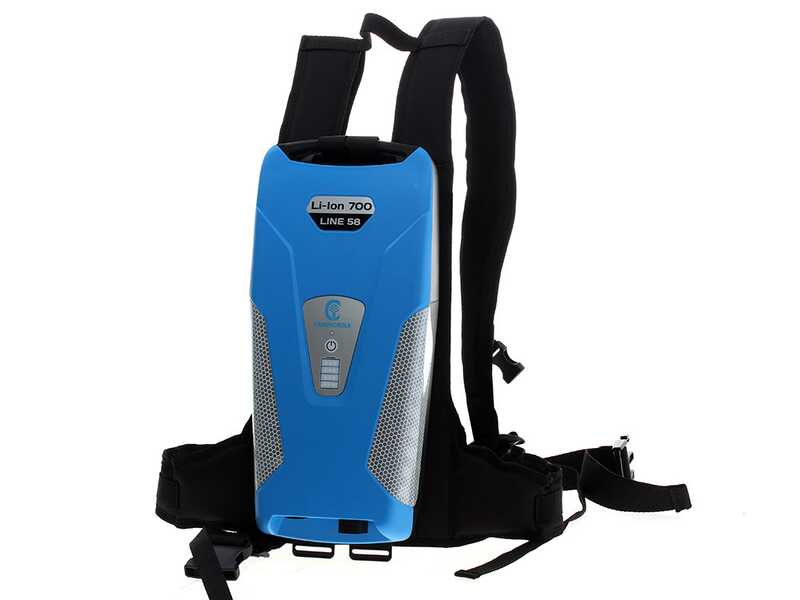 Campagnola Icarus V1 58 - Asta in carbonio da 230 cm -  Abbacchiatore elettrico - Batteria a zaino inclusa