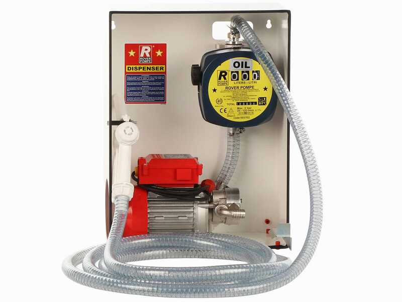 OUTLET - UTILIZZATO PER PROVA - Rover Dispenser Novax OIL - Pompa elettrica da travaso per olio in lega antiossidante - 0.6 HP