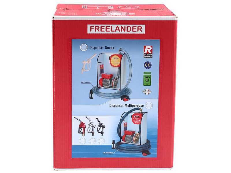 OUTLET - UTILIZZATO PER PROVA - Rover Dispenser Novax OIL - Pompa elettrica da travaso per olio in lega antiossidante - 0.6 HP