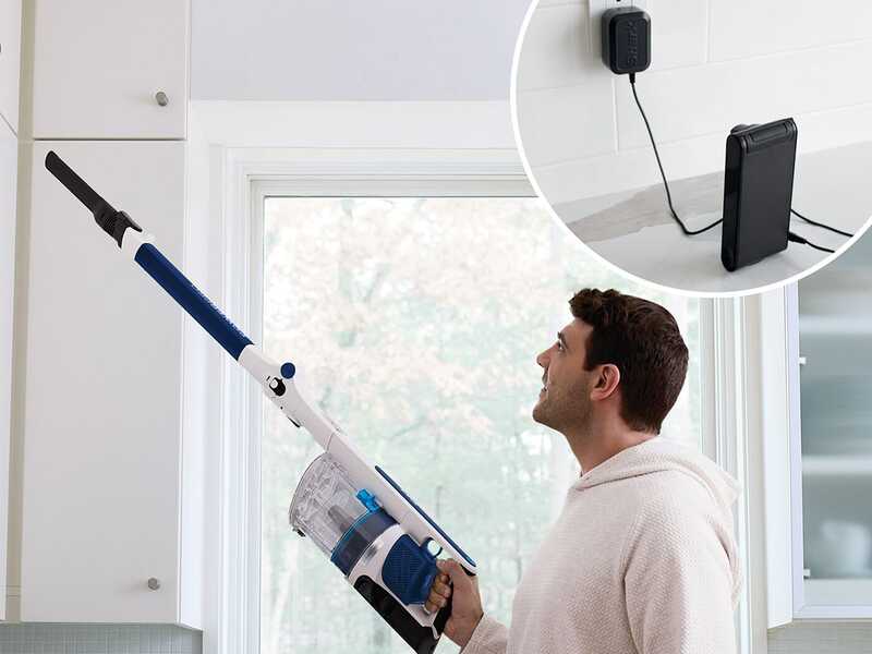 Shark PowerPro IZ380EU - Aspirapolvere - Scopa a batteria - 2 in 1 - Batteria da 21.6V