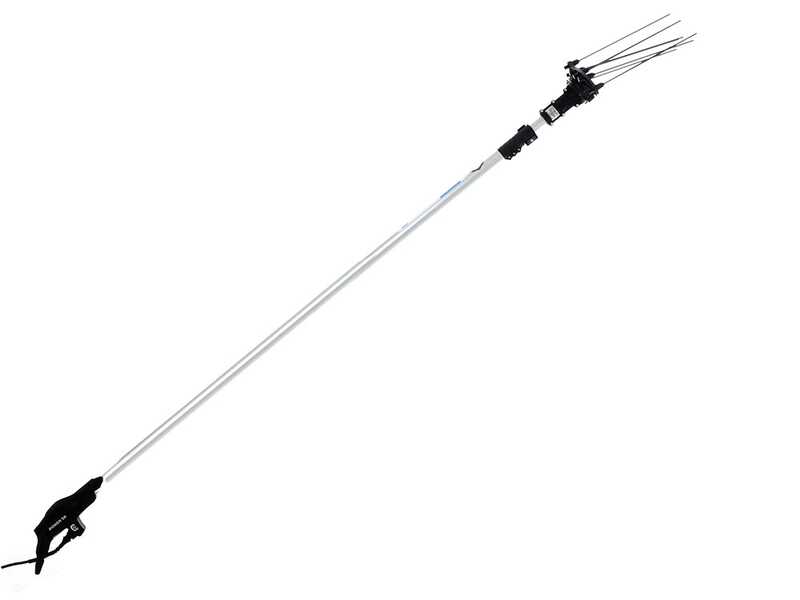 Campagnola HERCULES 58V - Asta in alluminio - 200 - 270 cm - Abbacchiatore elettrico a batteria - Batteria a zaino inclusa