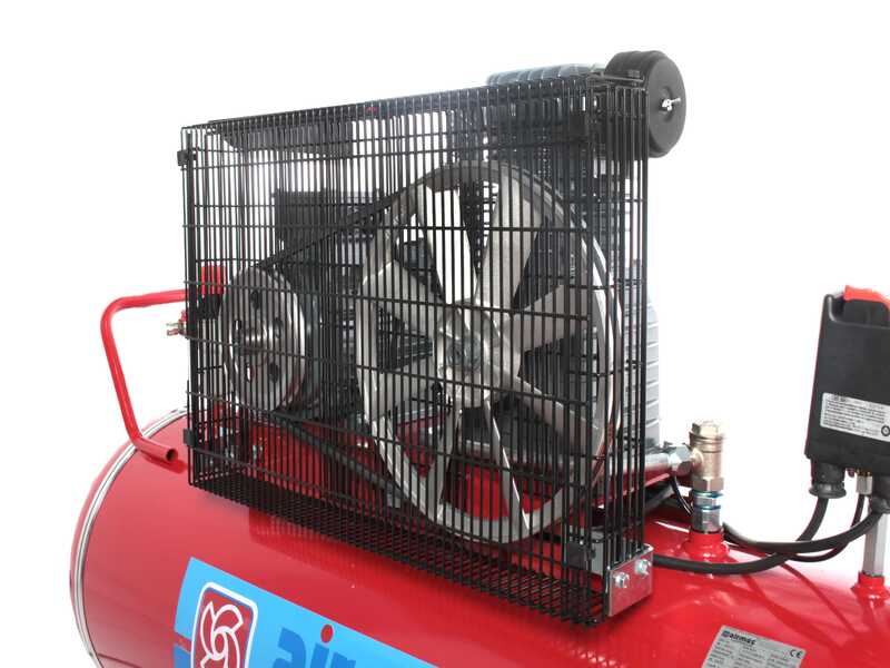 OUTLET - DIFETTI ESTETICI - Airmec CR 204 K18+C TP - Compressore aria a cinghia - Motore elettrico trifase - serbatoio lt 200