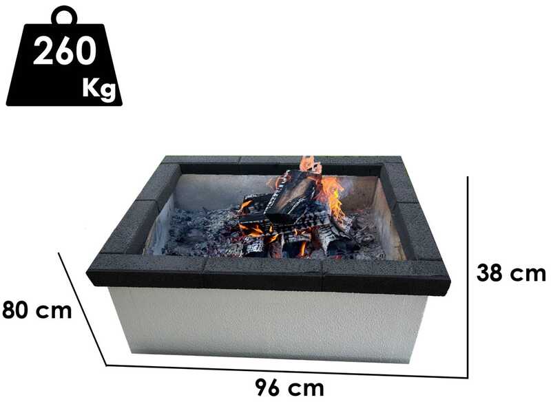 Palazzetti Vulcano - Barbecue in muratura a legna e carbone