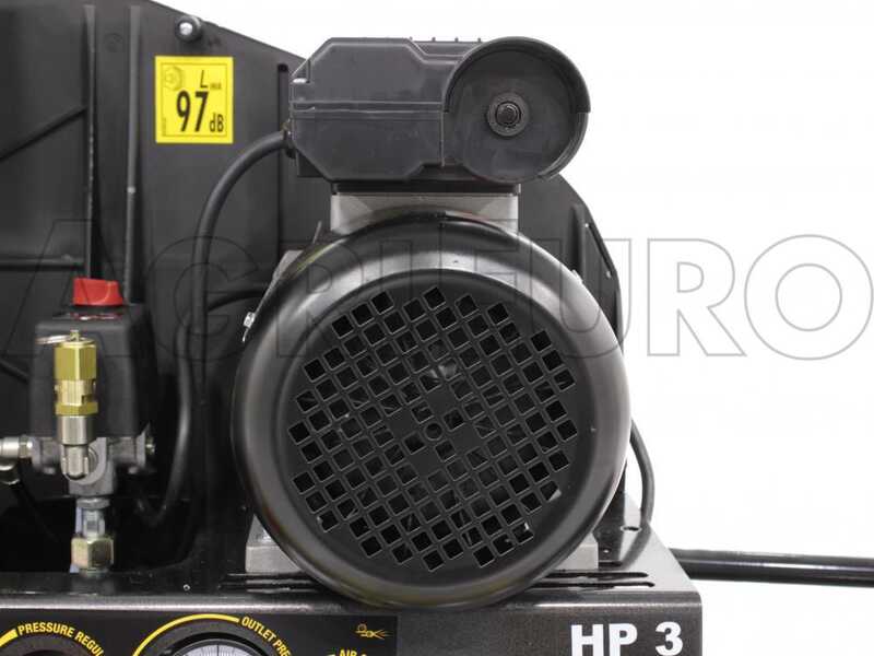 OUTLET - DIFETTI ESTETICI - Nuair B 3800B/3M/100 TECH - Compressore aria elettrico monofase a cinghia - Motore 3 HP - 100 lt