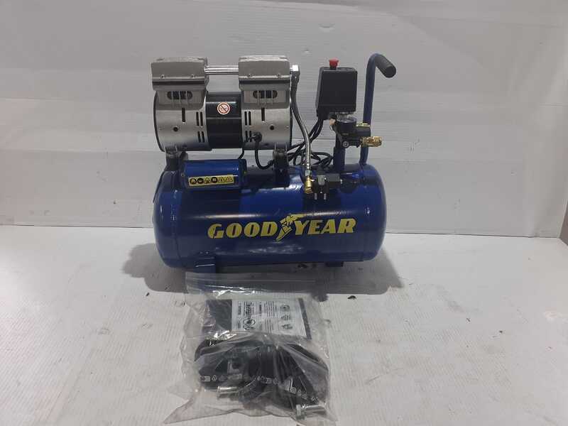 OUTLET - PICCOLI DIFETTI ESTETICI - Goodyear GY2510OF - Compressore aria elettrico - Serbatoio 24 litri - Pressione 8 Bar